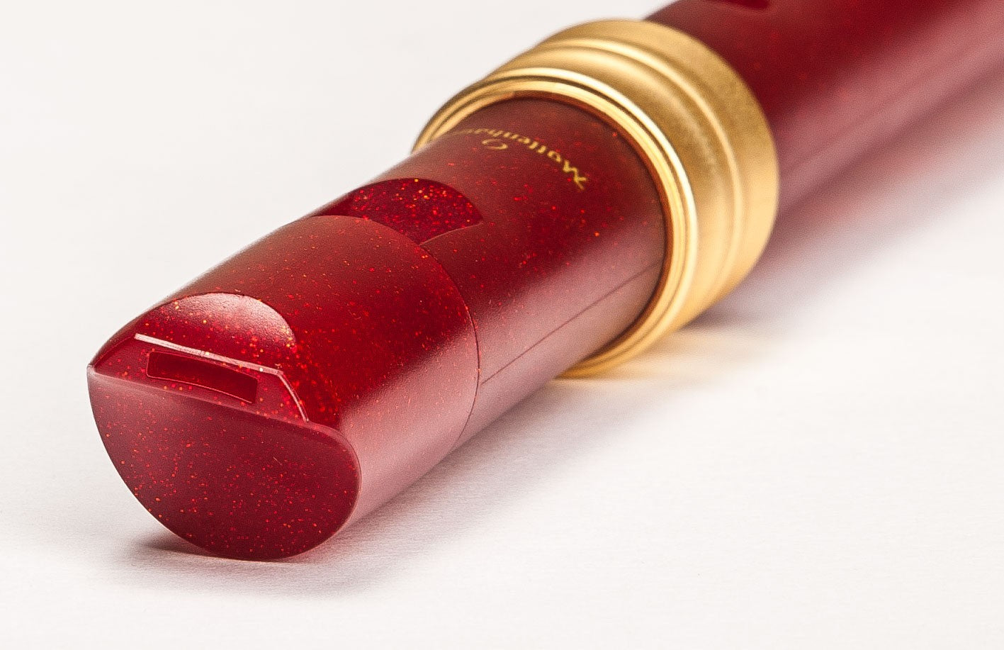 Dream Descant in red glitter resin