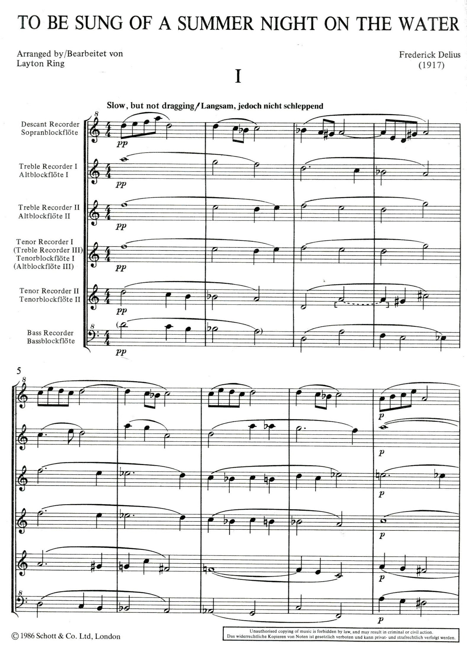 To be Sung of a Summer Night