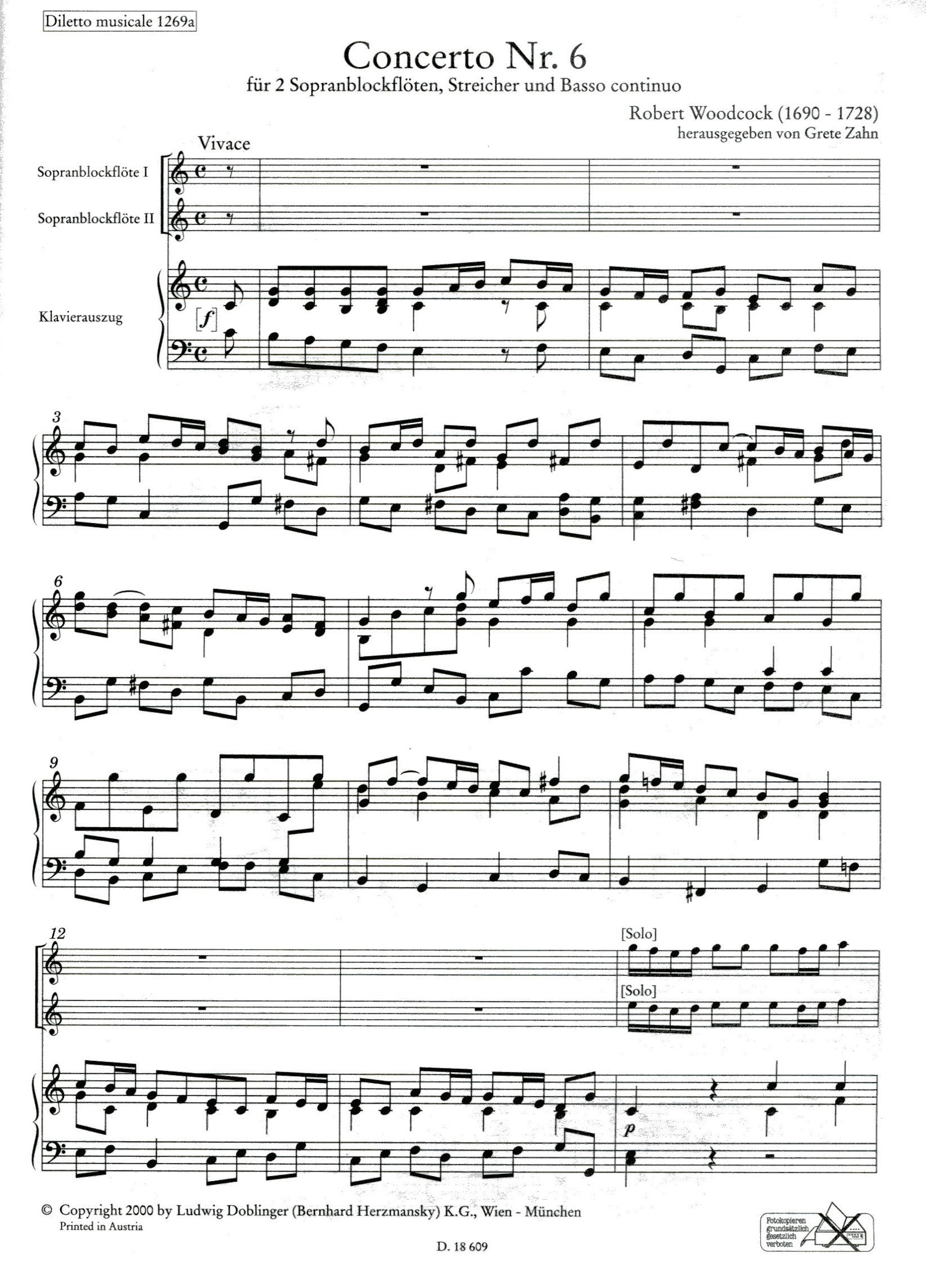 Concerto no6 in C Major