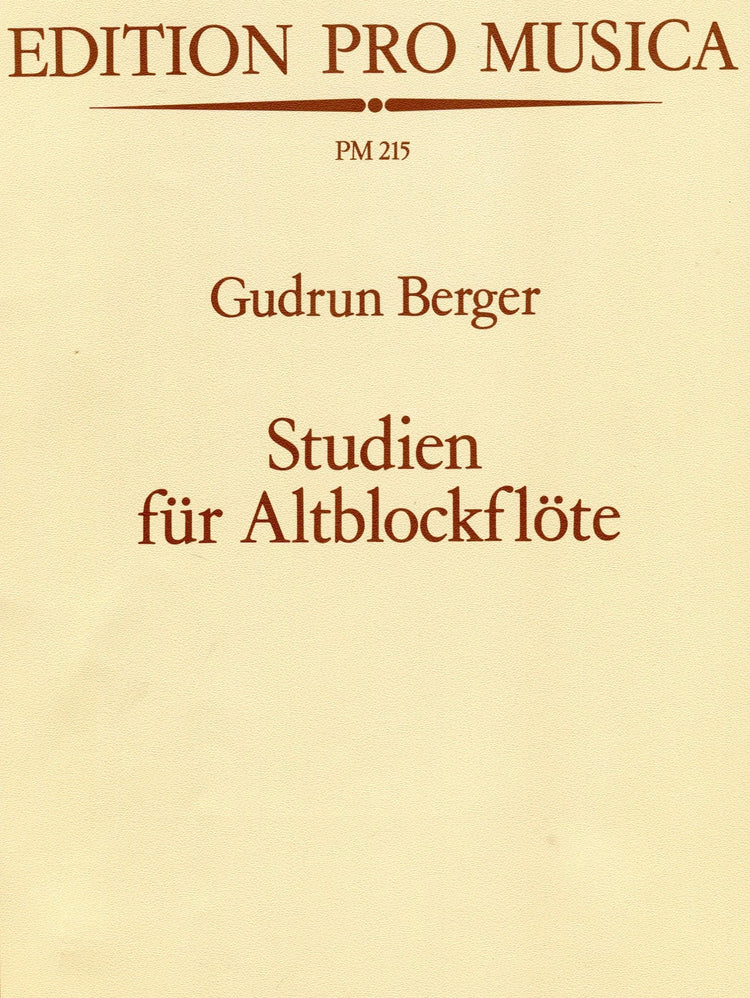 Studies for Treble Recorder