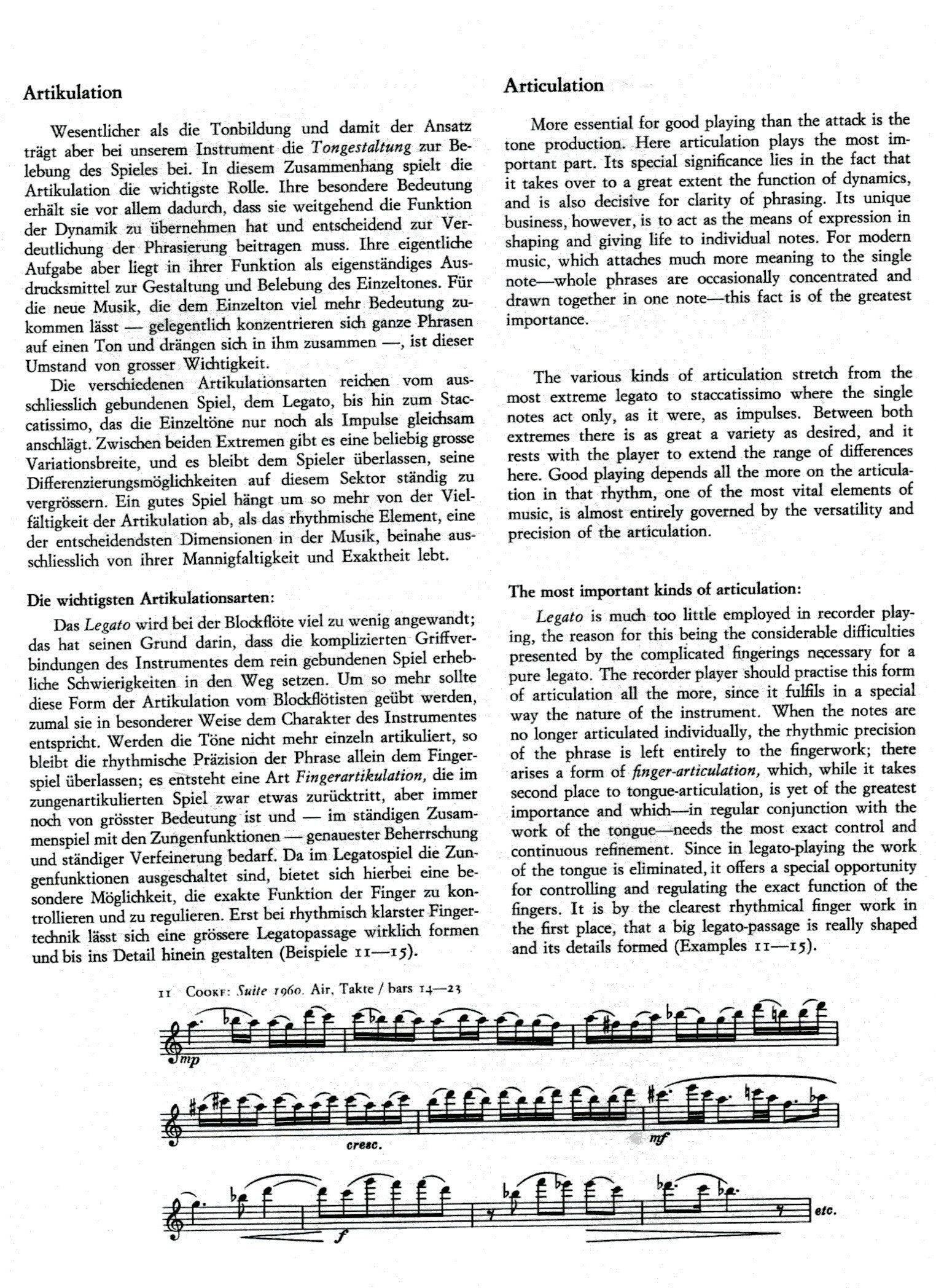 Il Flauto dolce ed acerbo