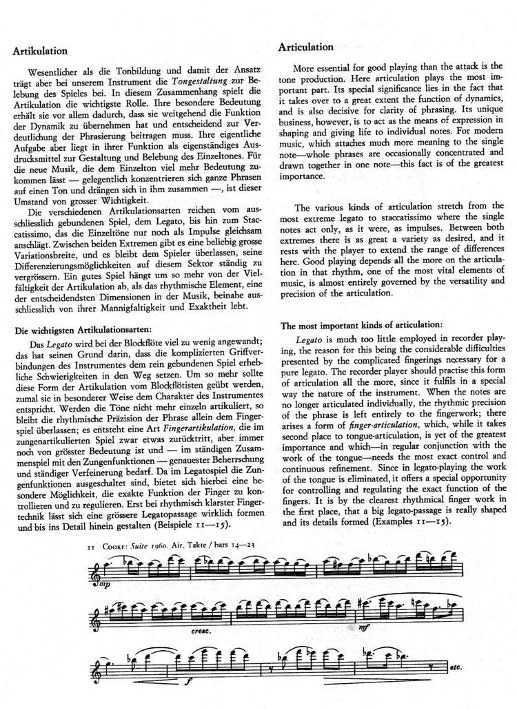 Il Flauto dolce ed acerbo