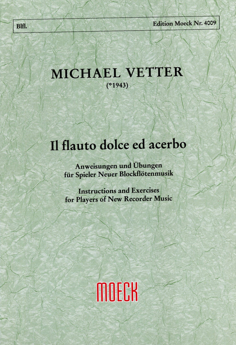 Il Flauto dolce ed acerbo