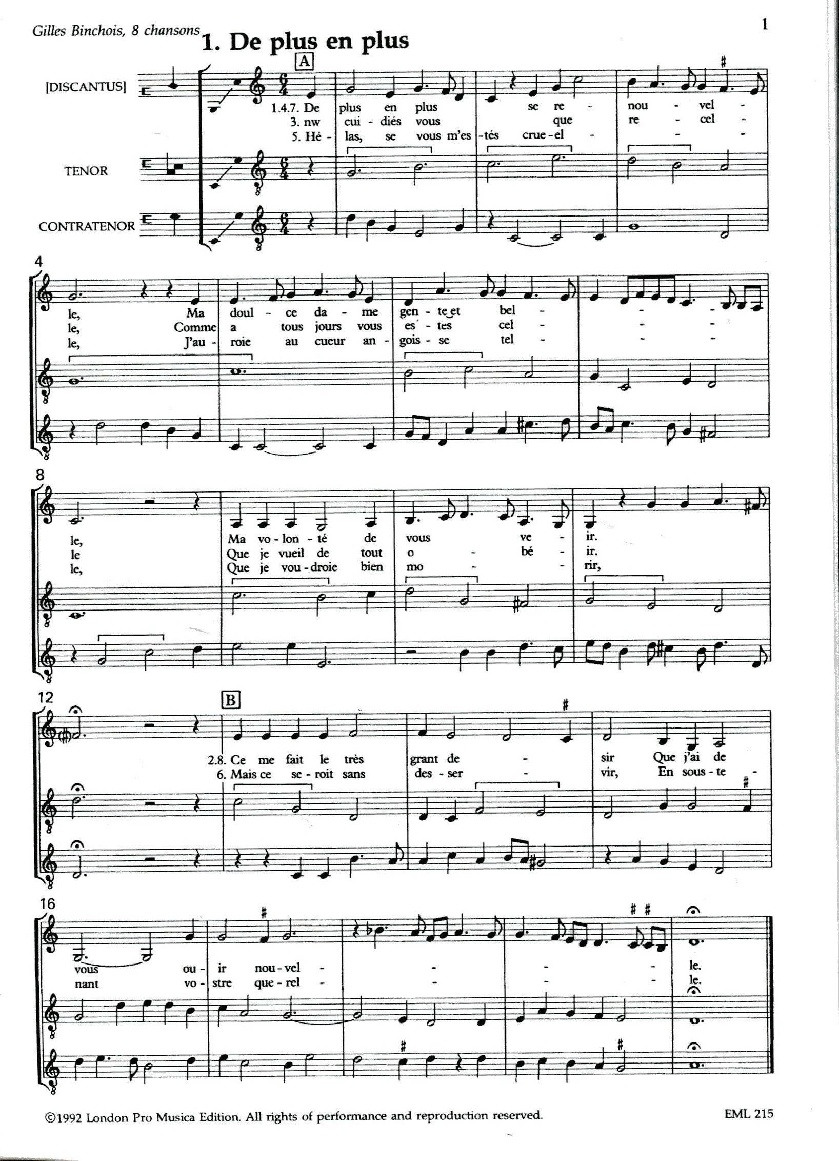 8 Chansons