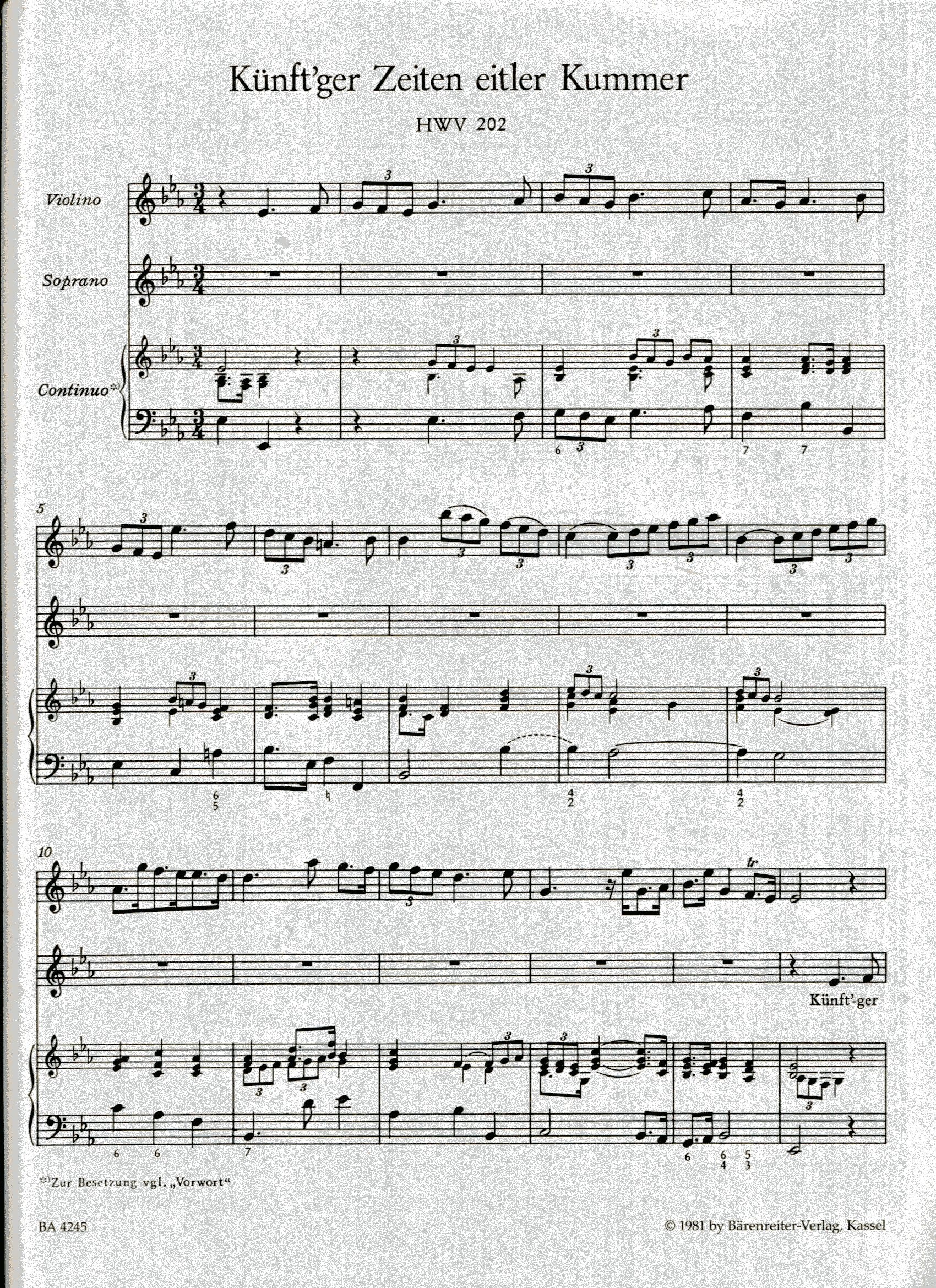 Nine German Arias