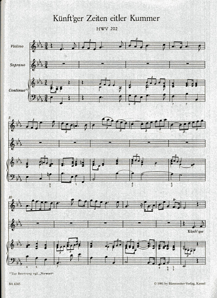 Nine German Arias