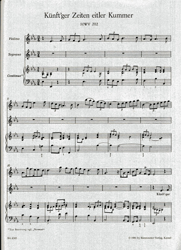 Nine German Arias