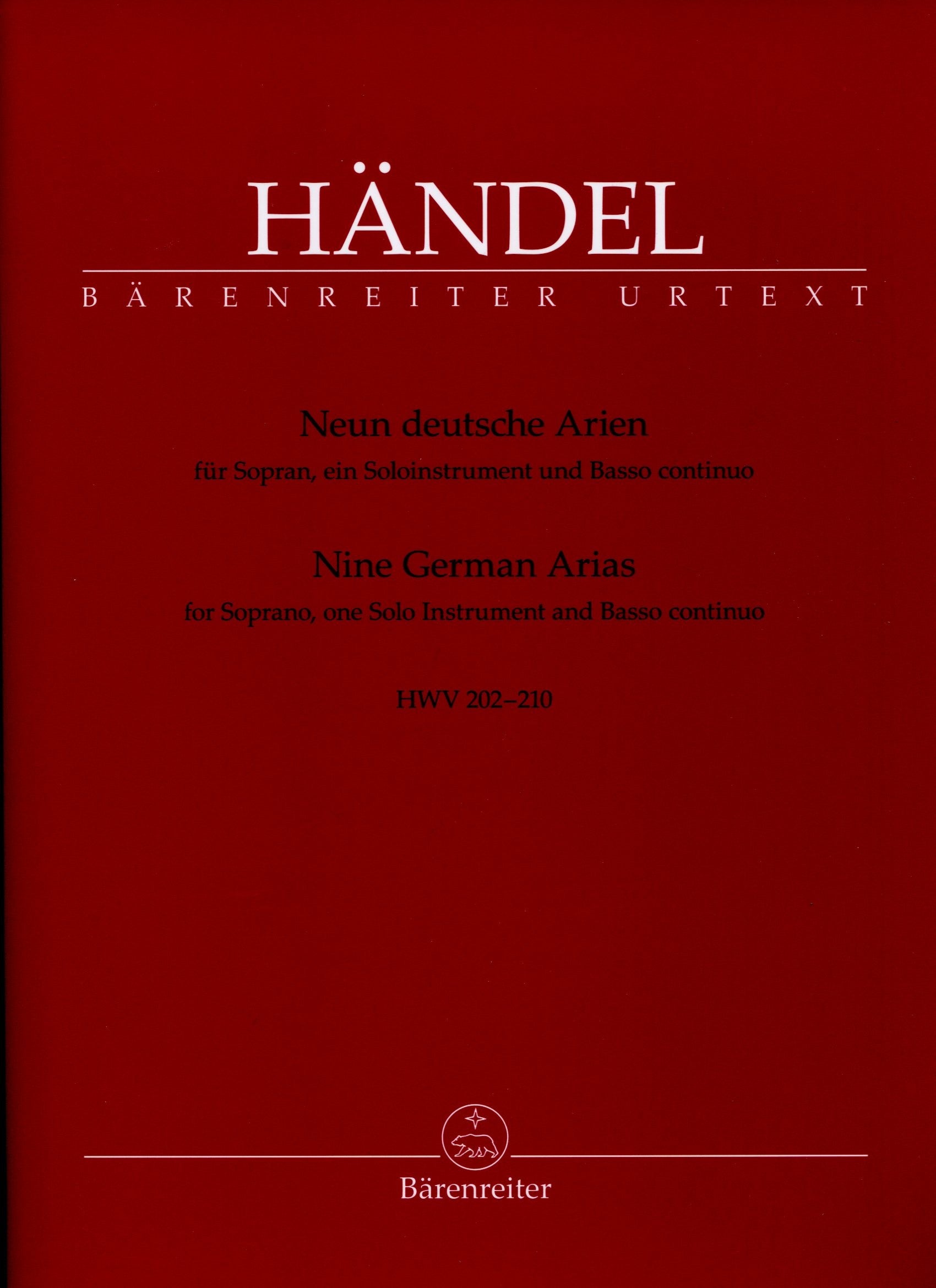 Nine German Arias