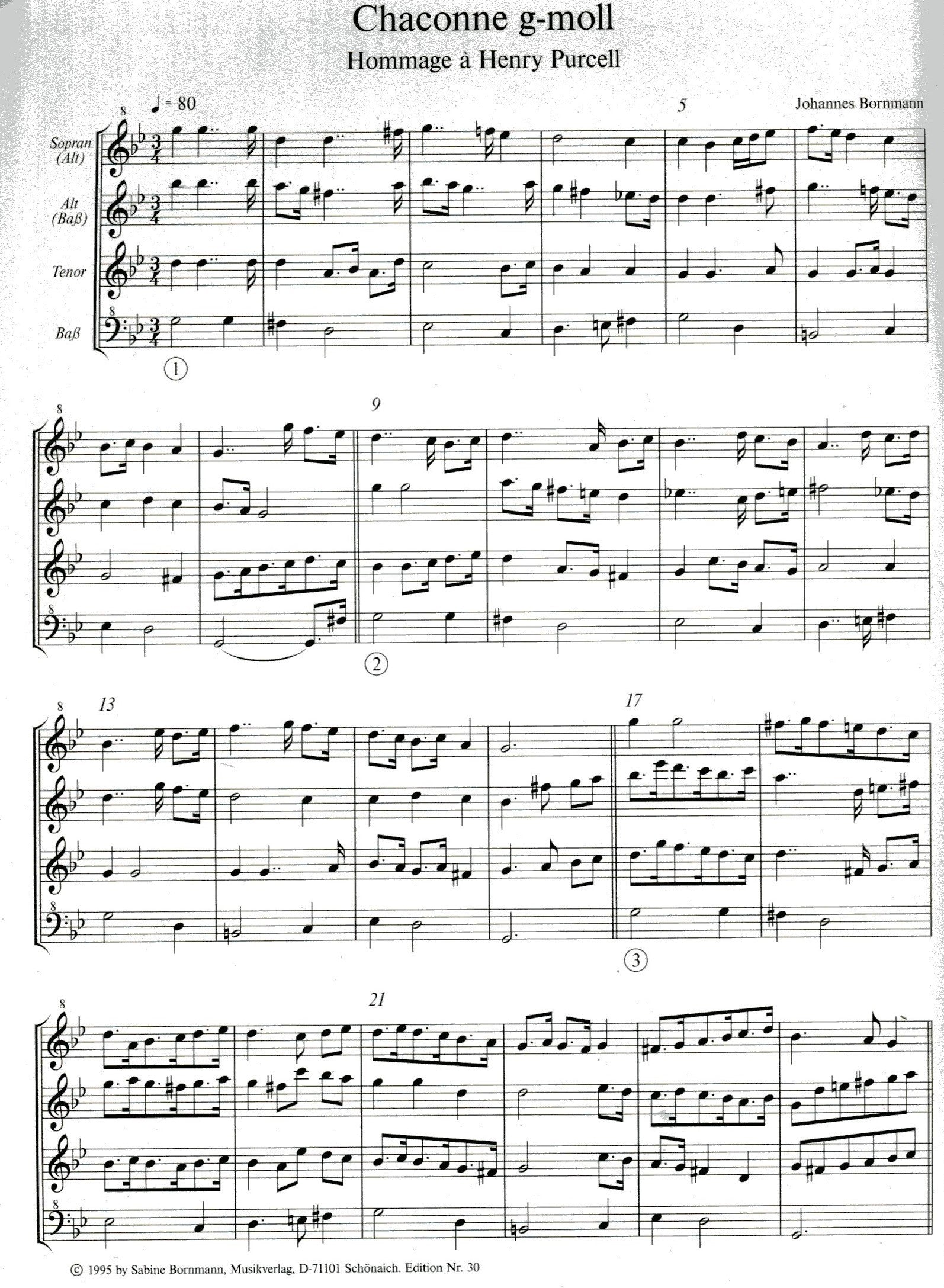 Chaconne in G minor