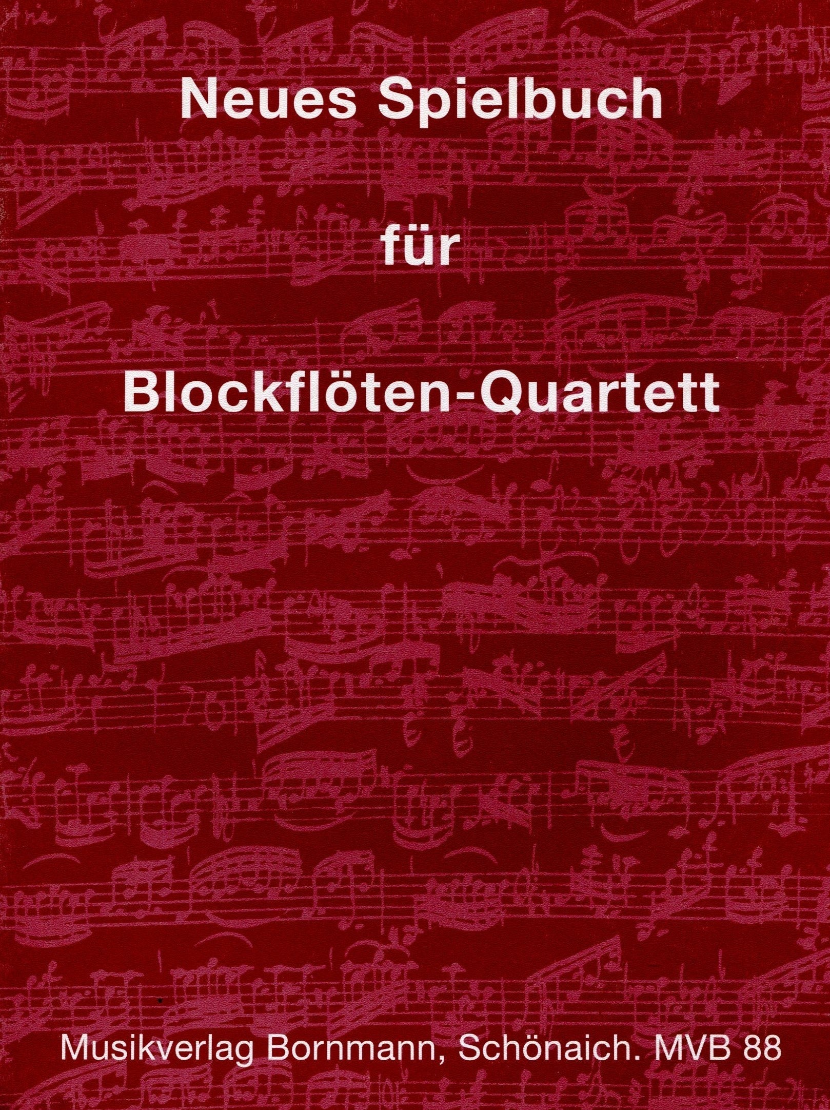New Song Book for Recorder Quartet