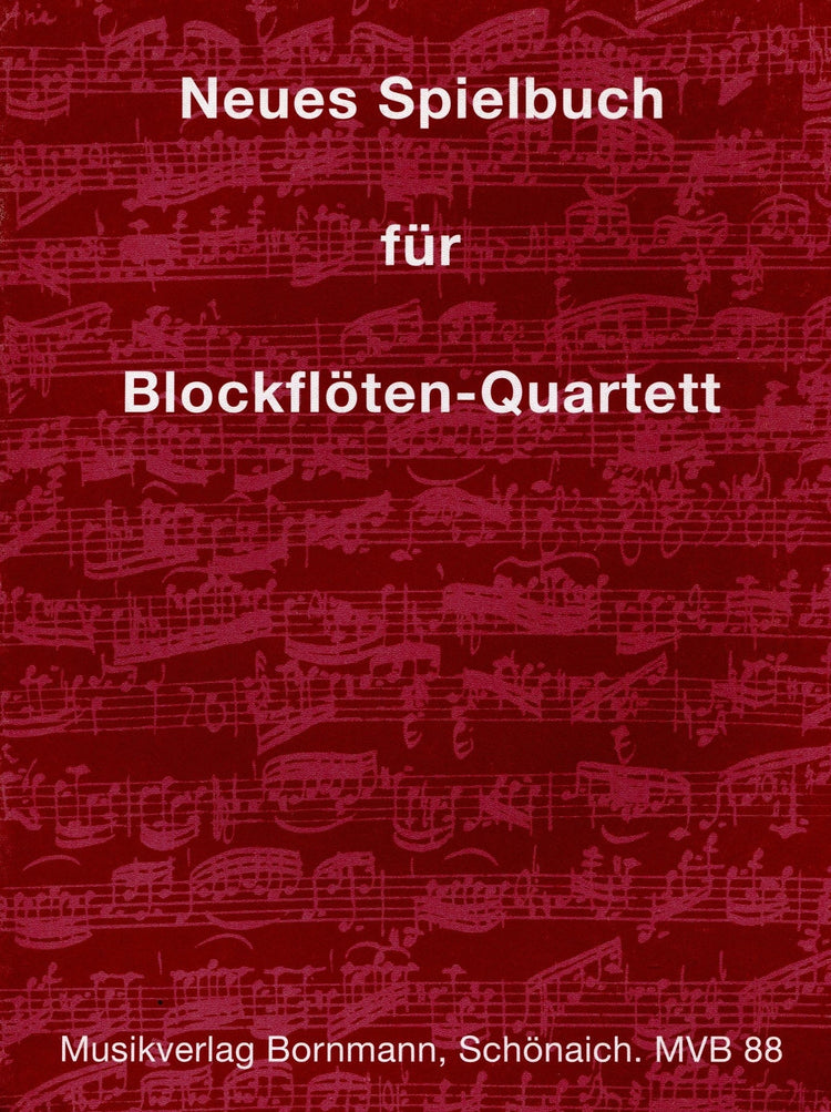 New Song Book for Recorder Quartet