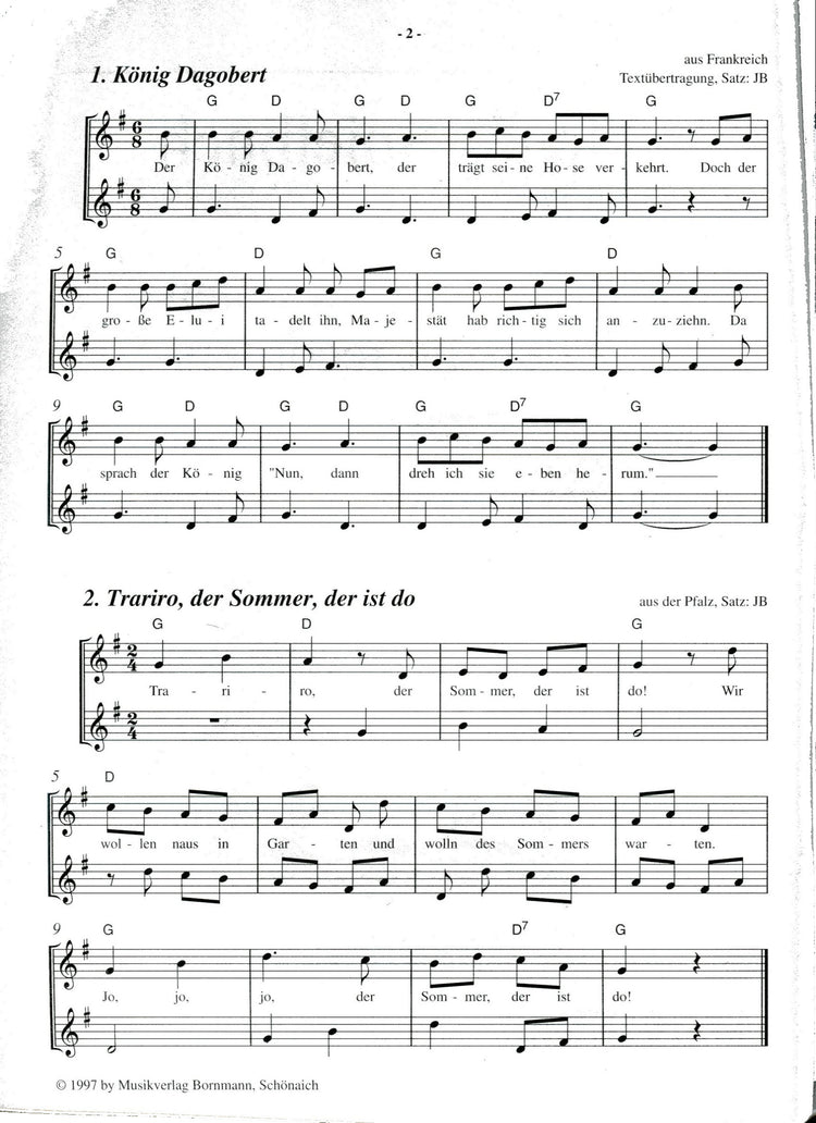 New Song Book for Two Descant Recorders