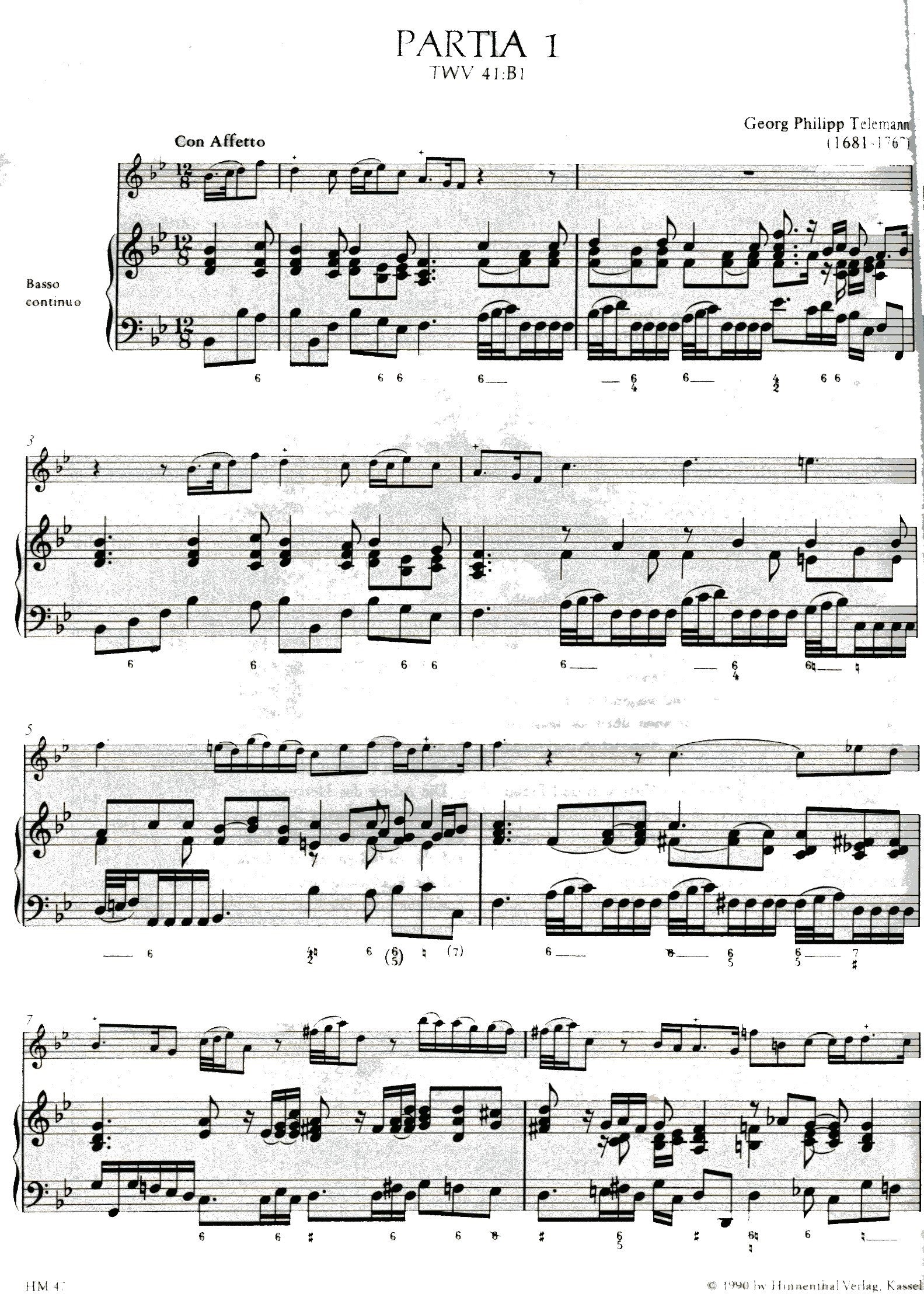 "Little Chamber Music" Six Partitas