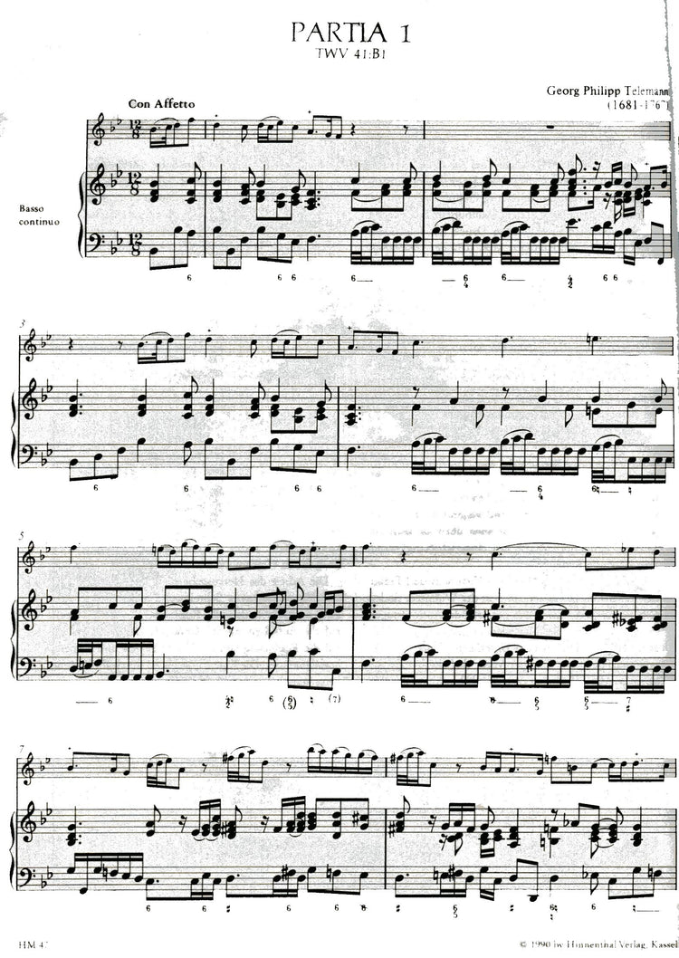 "Little Chamber Music" Six Partitas