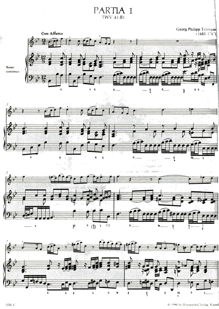 Little Chamber Music Six Partitas