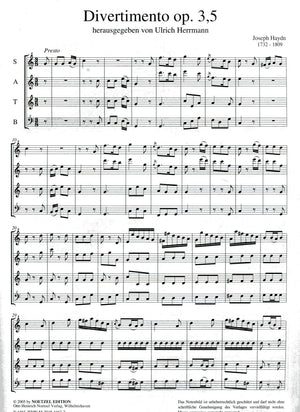 Divertimento Op.3 No.5