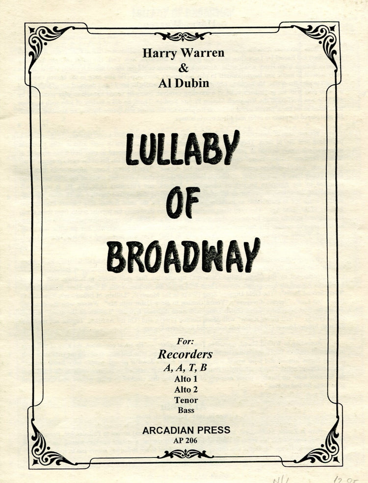 Lullaby of Broadway