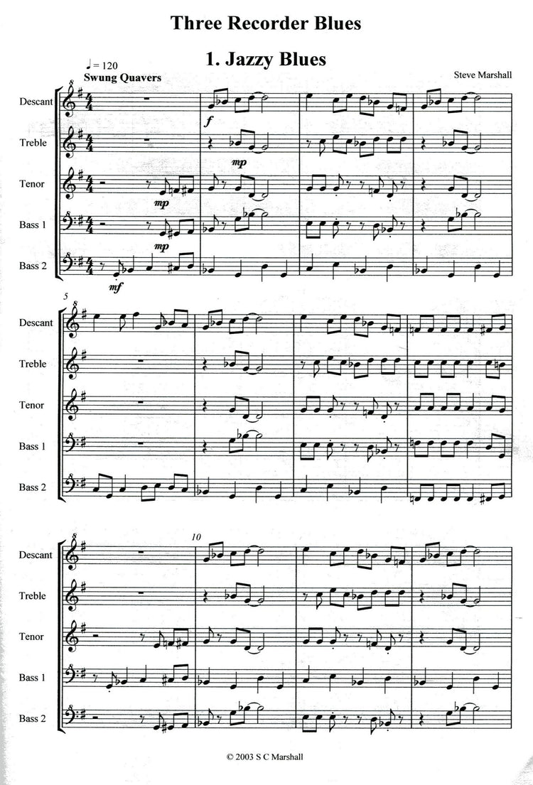 Three Recorder Blues