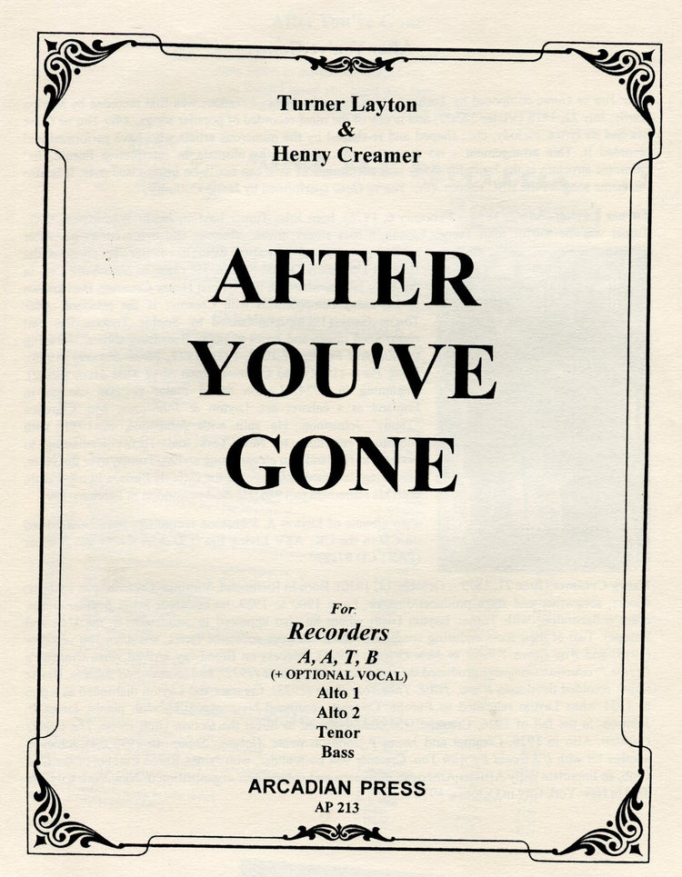 After You've Gone