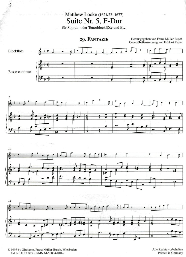For Several Friends Suite No. 5 and 6