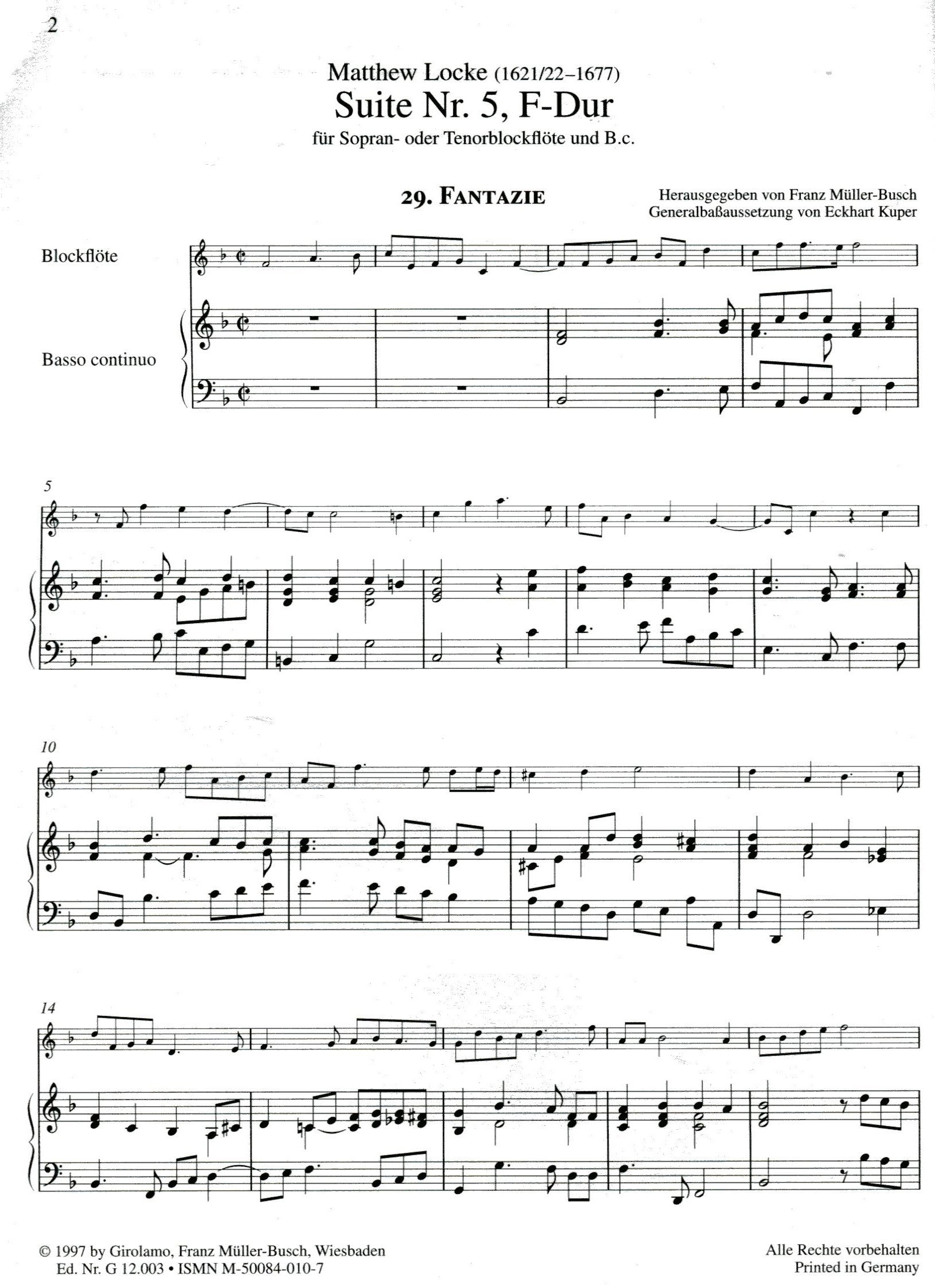 For Several Friends Suite No. 5 and 6