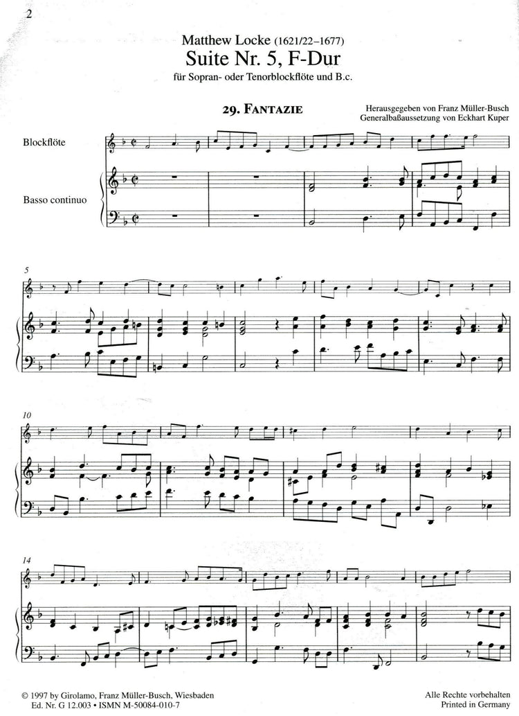 For Several Friends Suite No. 5 and 6