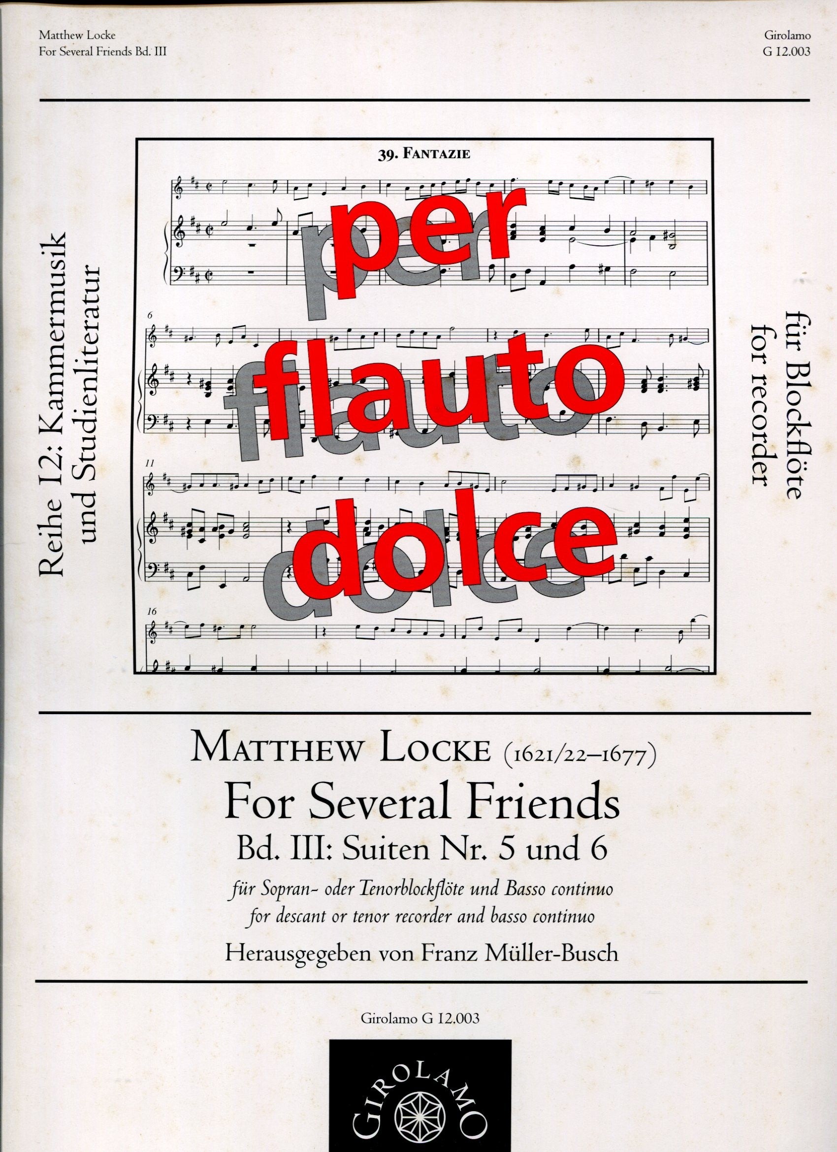 For Several Friends Suite No. 5 and 6