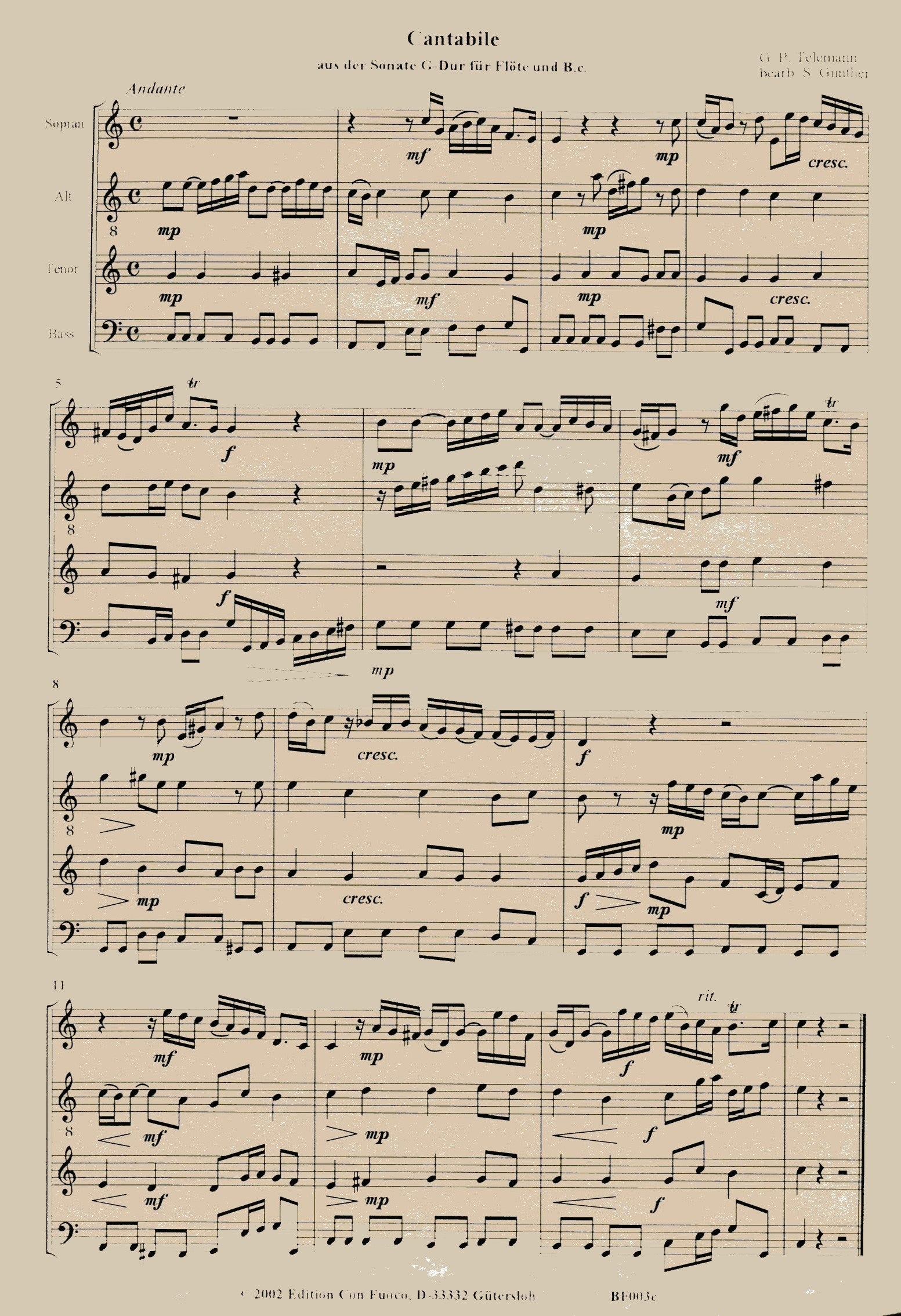 Repertoire Pieces for Recorder Ensemble