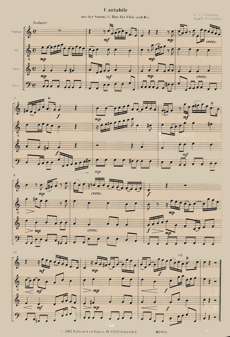 Repertoire Pieces for Recorder Ensemble
