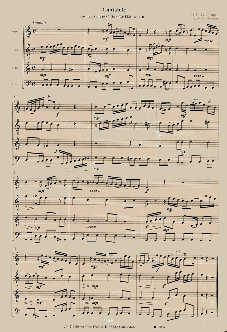 Repertoire Pieces for Recorder Ensemble