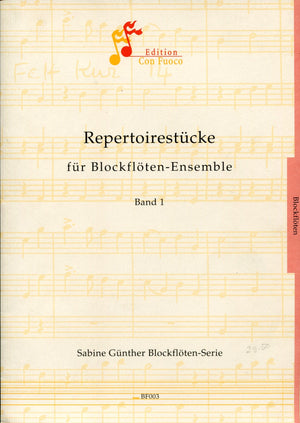 Repertoire Pieces for Recorder Ensemble