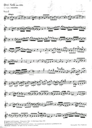 Three Solos for Descant Recorder