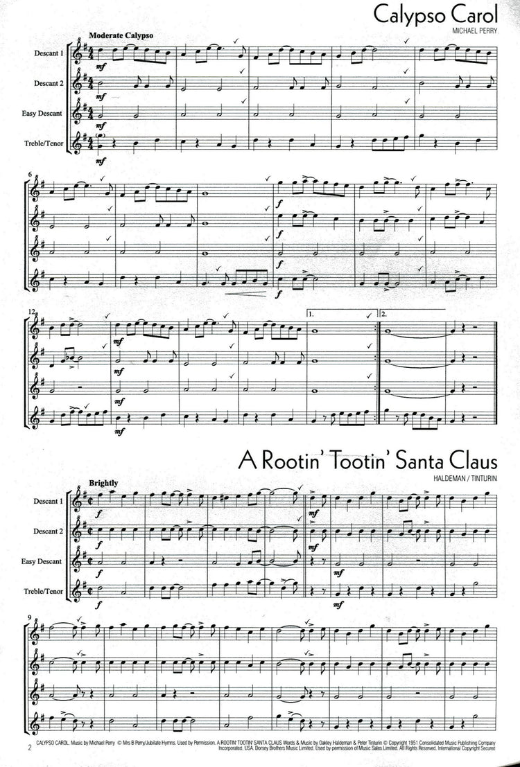 Christmas Winners Recorder Trio Book 1