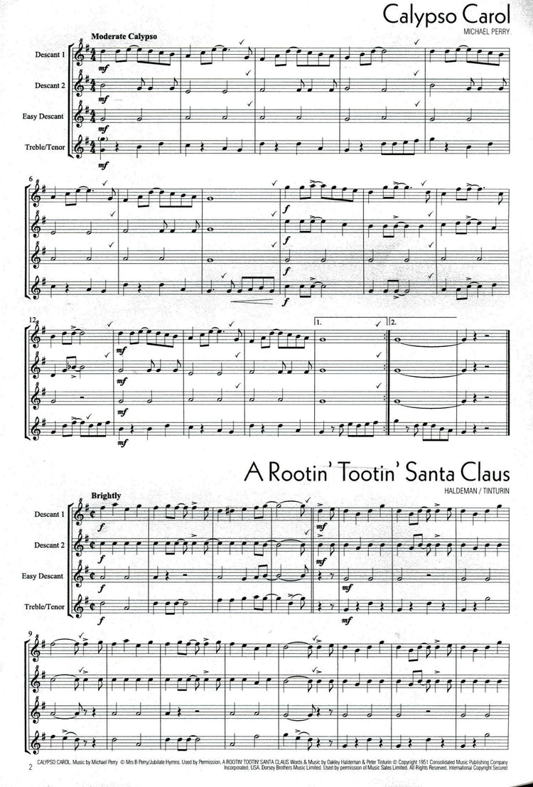 Christmas Winners Recorder Trio Book 1
