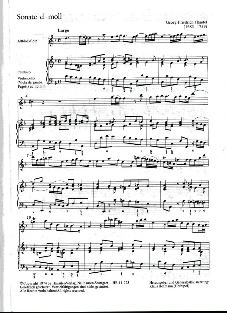 Sonata No. 2 in D minor