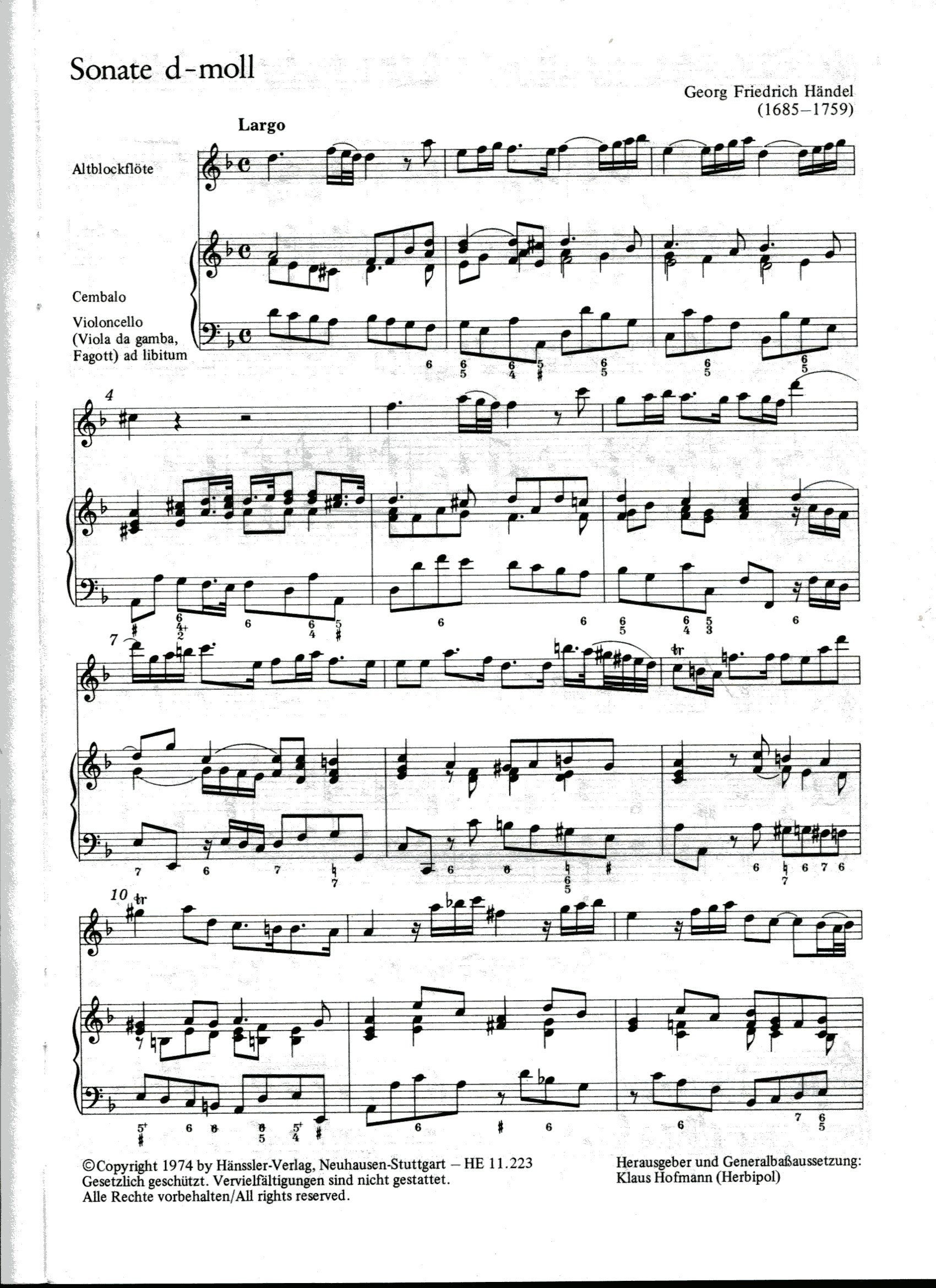 Sonata No. 2 in D minor