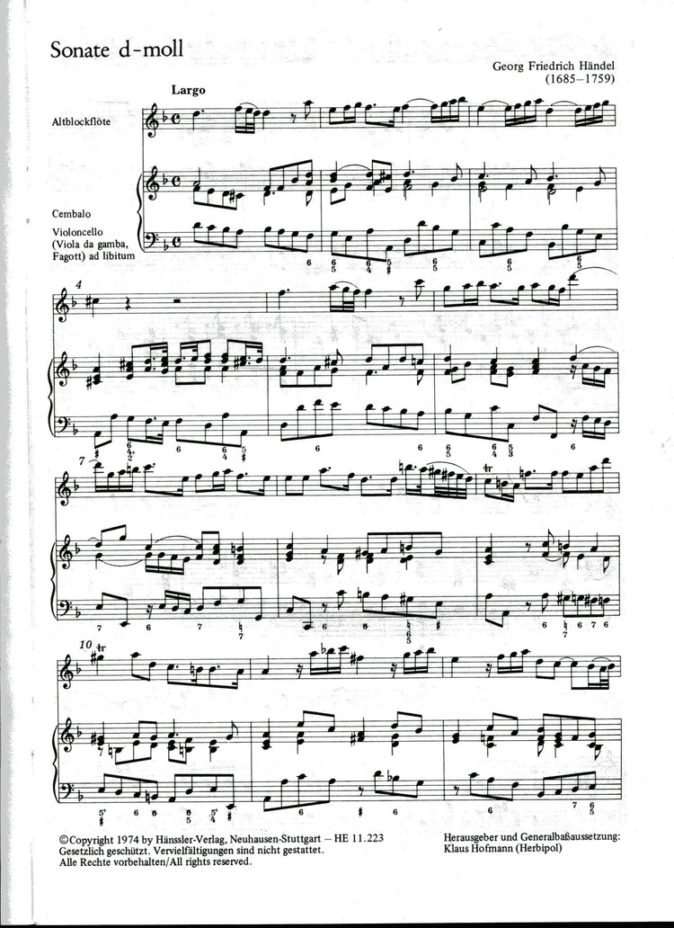 Sonata No. 2 in D minor