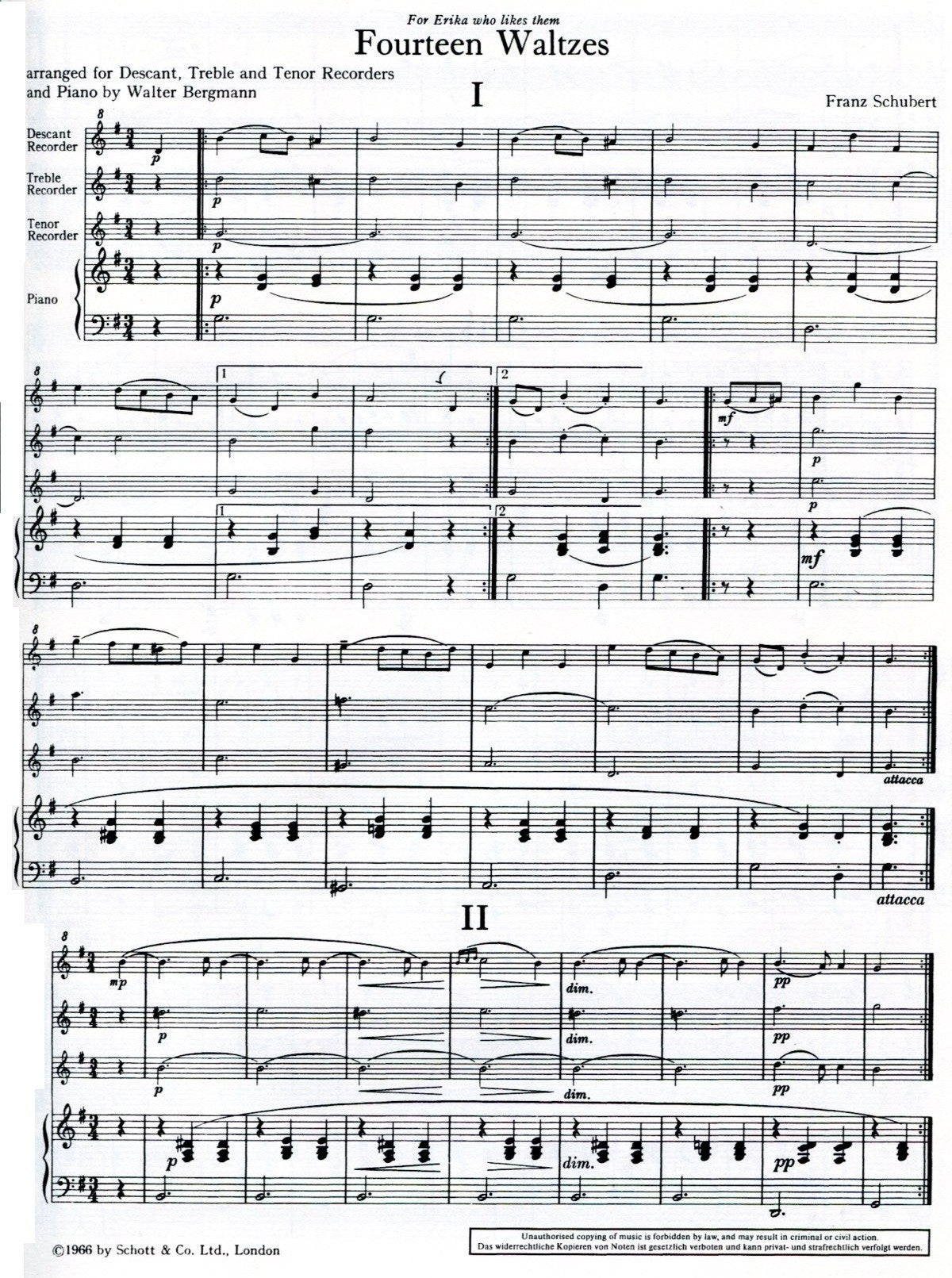 14 Waltzes