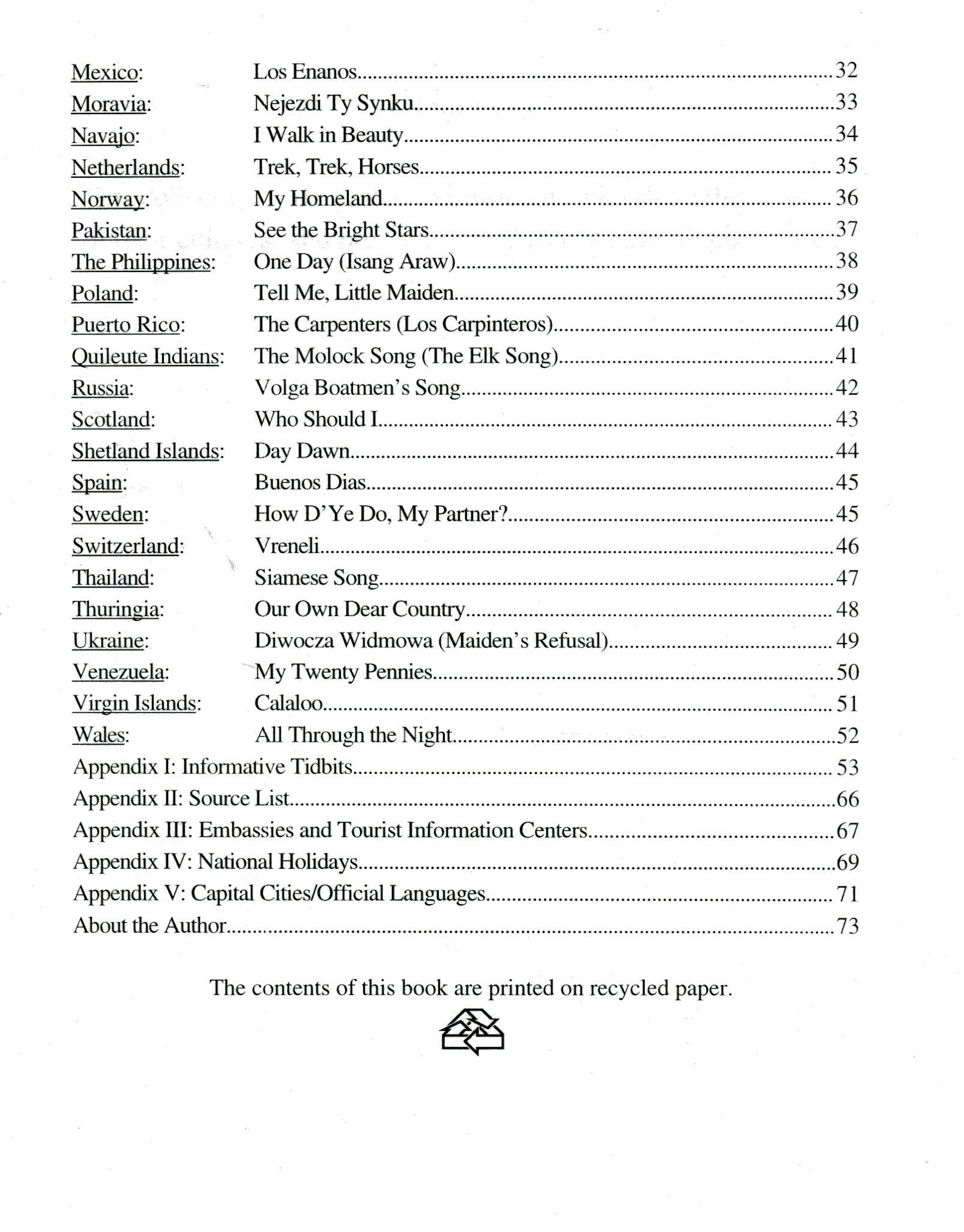 The International Recorder Player's Tune Book