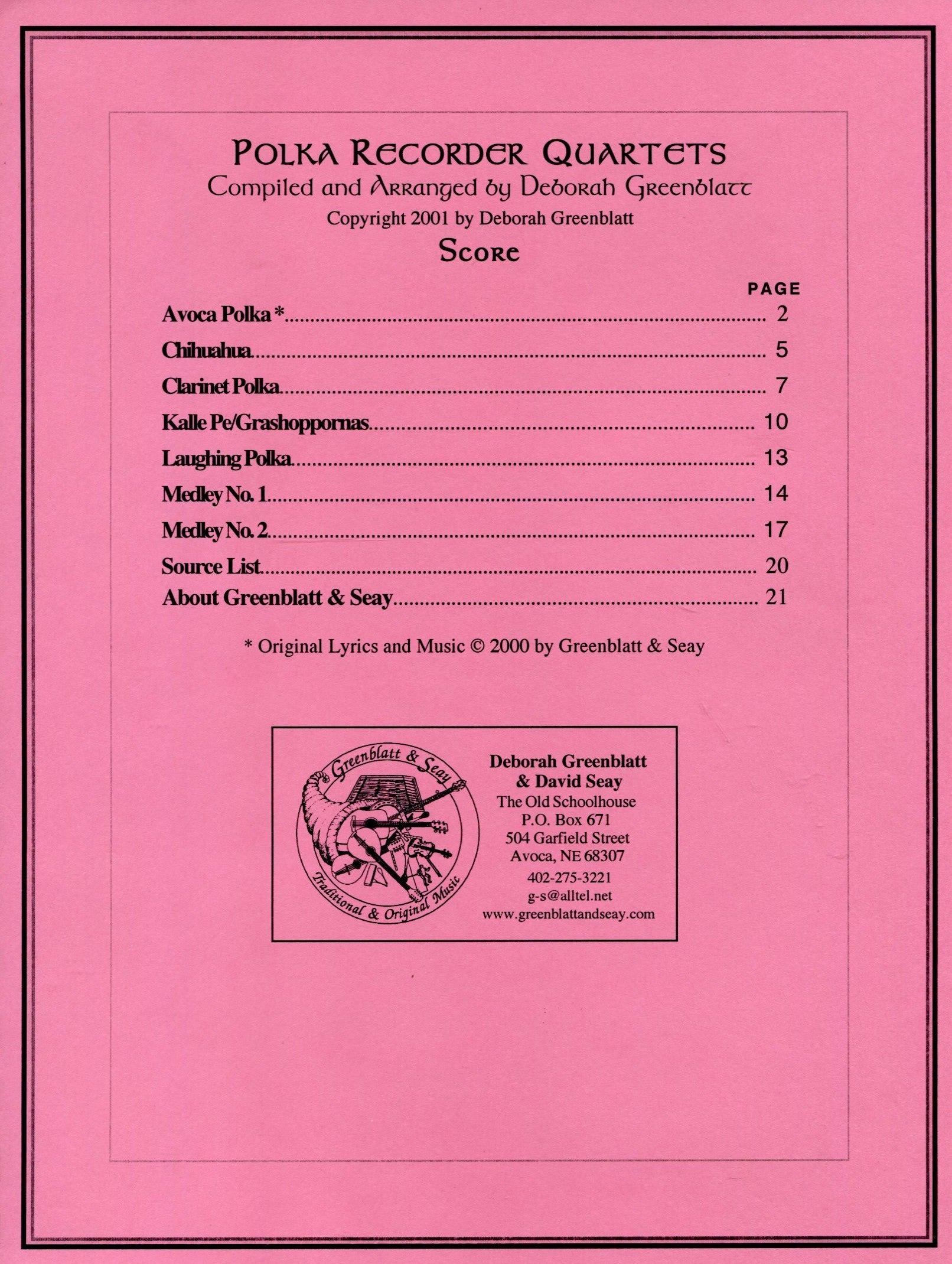 Polka Recorder Quartets