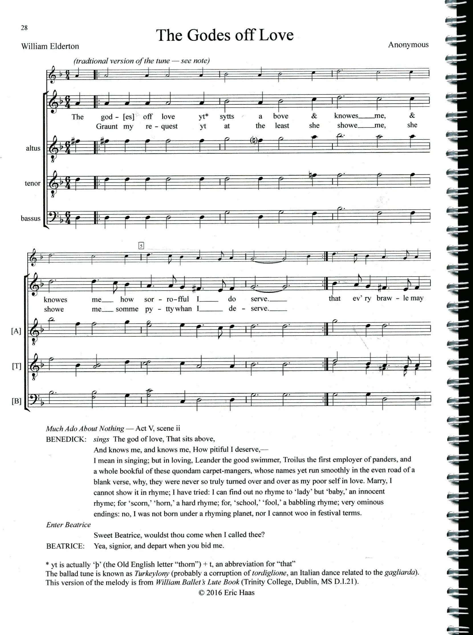 Music with her Silver Sound Music from the Plays Shakespeare