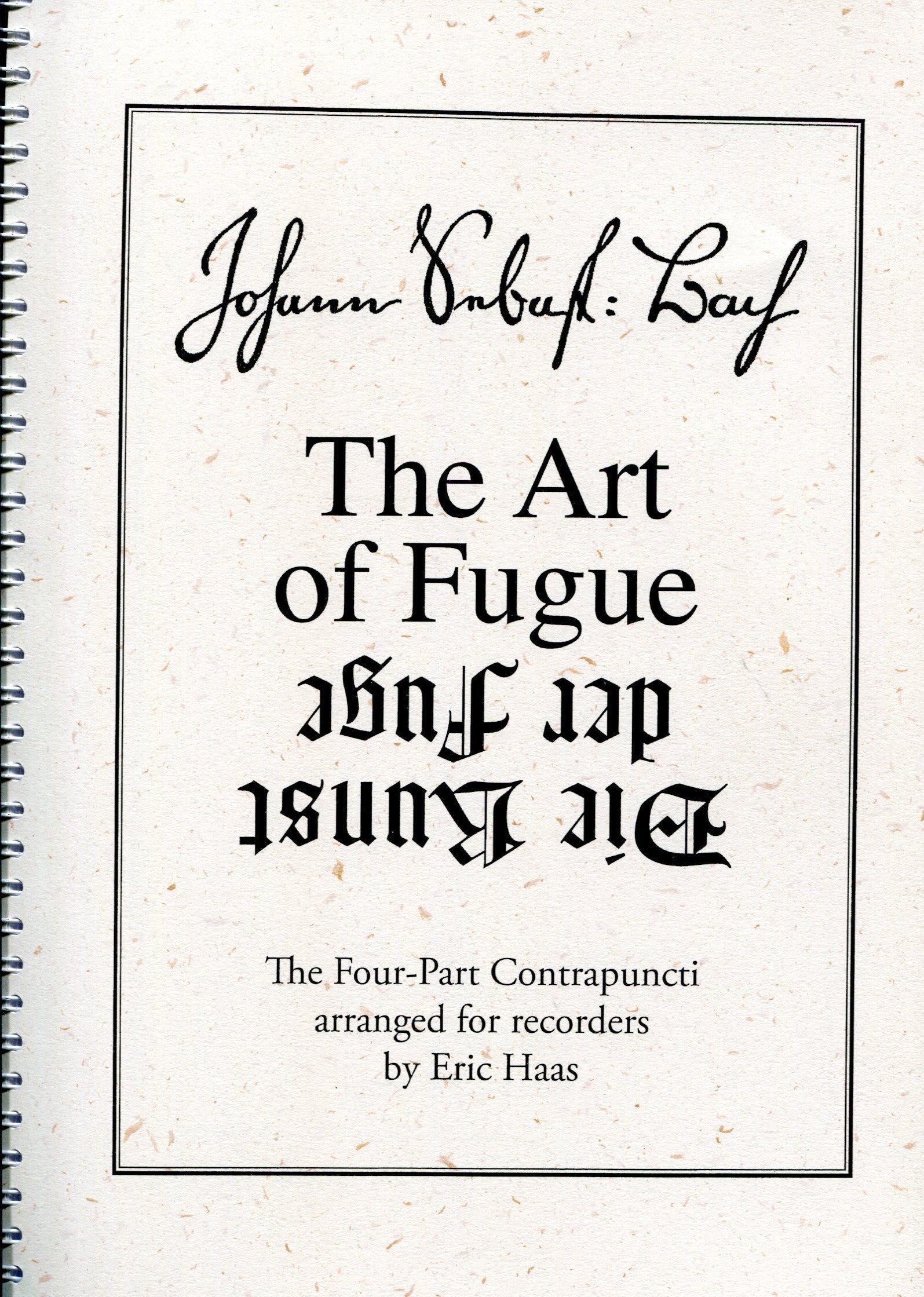 The Art of Fugue Bach