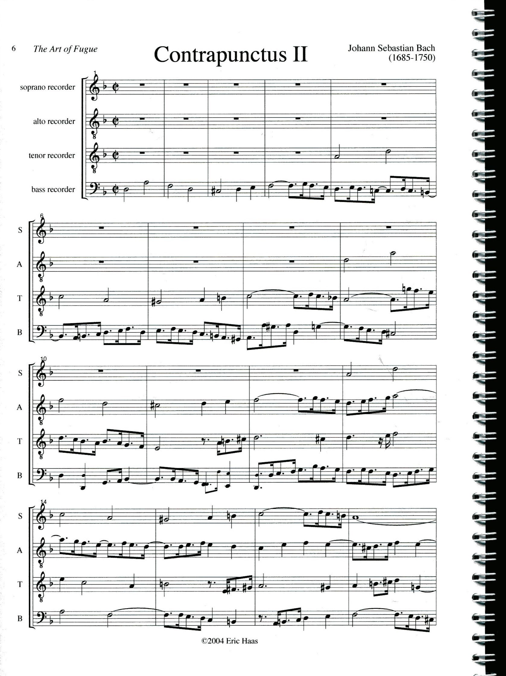 The Art of Fugue Bach