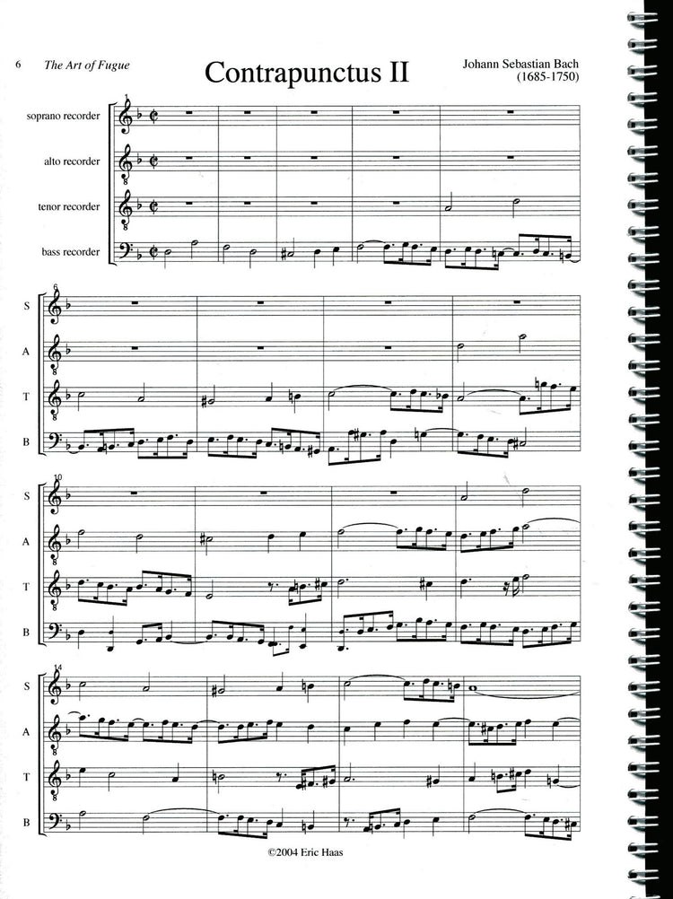 The Art of Fugue Bach