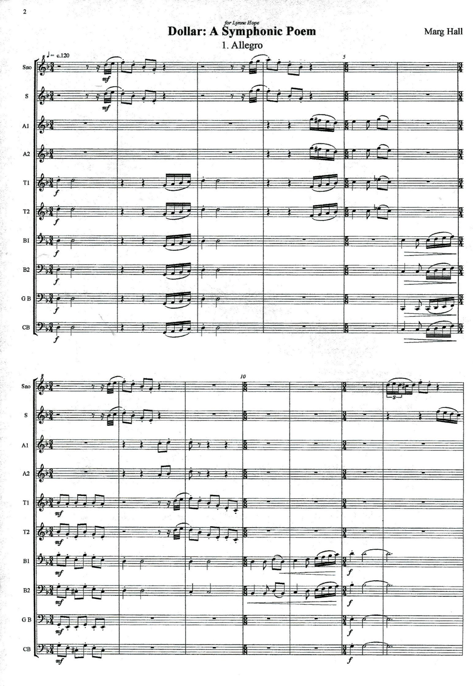 Dollar: A Symphonic Poem