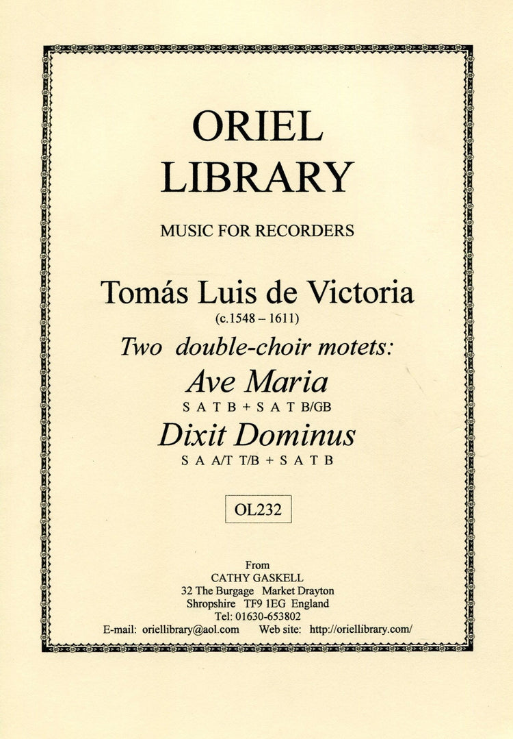 Ave Maria, Dixit Dominus