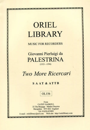 Two more Ricercari