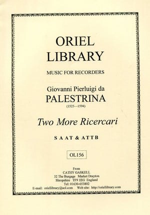 Two more Ricercari