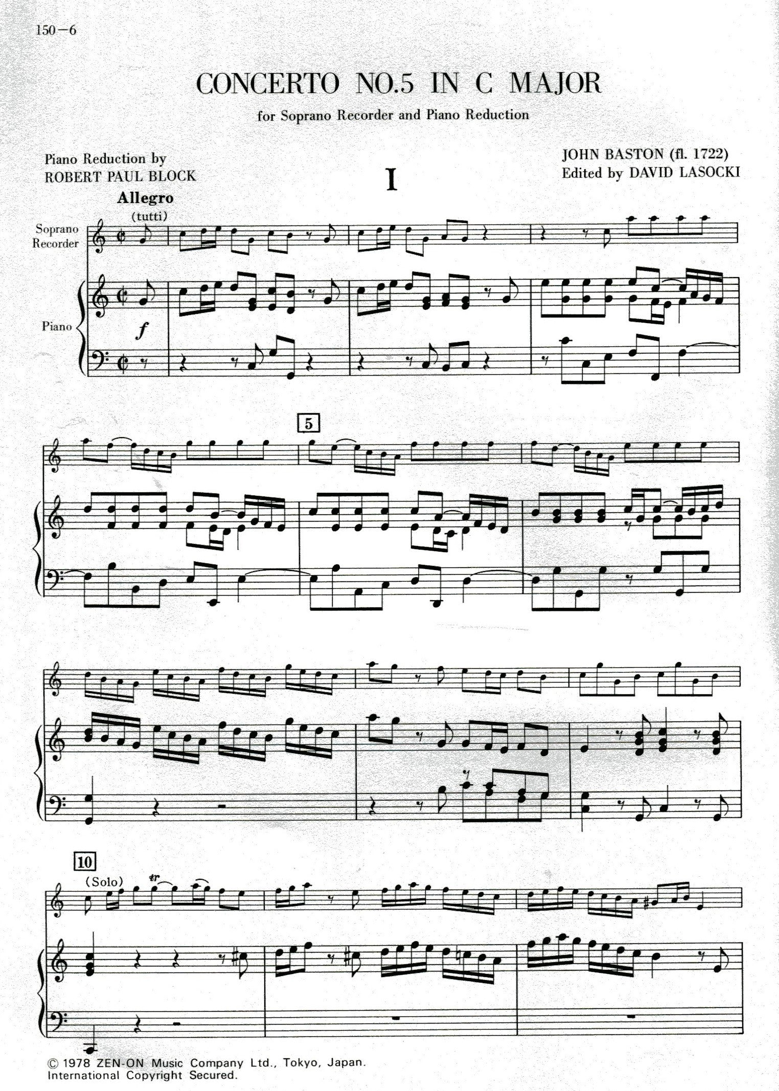 Concerto No.5 in C major