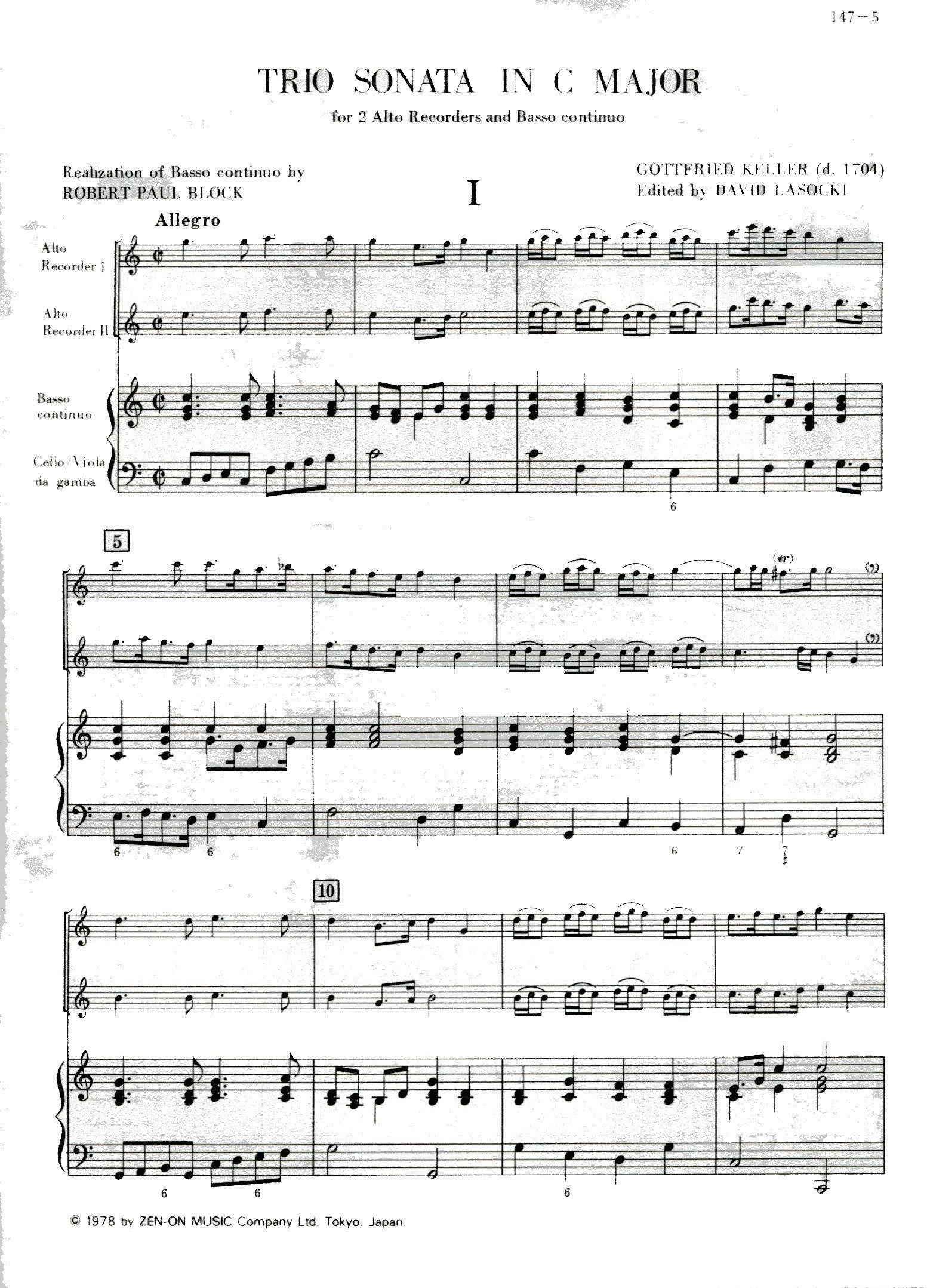 Trio Sonata in C Major
